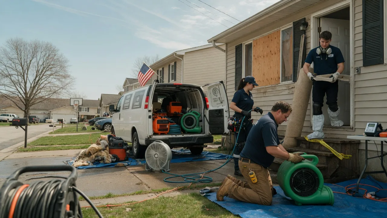 Water Damage Restoration in Irvington, IL near me